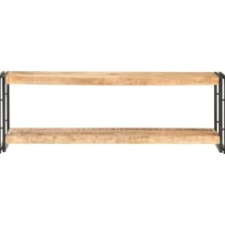 vidaXL Tv-Bänkar>TV-bänk 120x30x40 cm grovt mangoträ