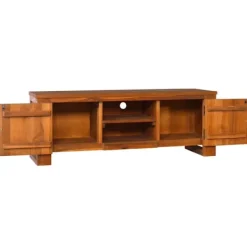 vidaXL Tv-Bänkar>TV-bänk 110x30x40 cm massiv teak