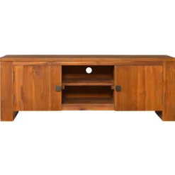 vidaXL Tv-Bänkar>TV-bänk 110x30x40 cm massiv teak