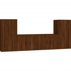 vidaXL Tv-Bänkar>Tv-skåp 4 delar ek konstruerat trä