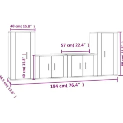 vidaXL Tv-Bänkar><noscript><img width=