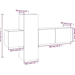 vidaXL Tv-Bänkar><noscript><img width=