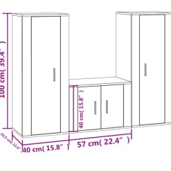 vidaXL Tv-Bänkar><noscript><img width=