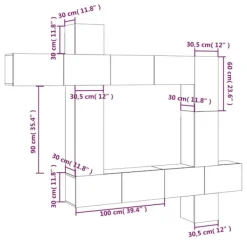 vidaXL Tv-Bänkar><noscript><img width=
