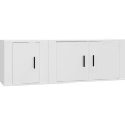 vidaXL Skåp>TV-skåp 2 delar konstruerat trä