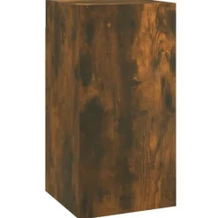 vidaXL Tv-Bänkar>Tv-skåp 2 st rökfärgad ek 30,5x30x60 cm konstruerat trä