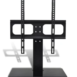 Tv-Bänkar>vidaXL TV-stativ med fot 400 x 400 mm 23" - 55" Svart