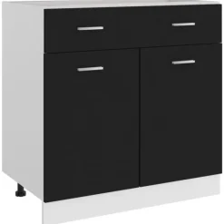 vidaXL Skåp>Underskåp med låda “Lyon” 80x46x81,5 cm konstruerat trä