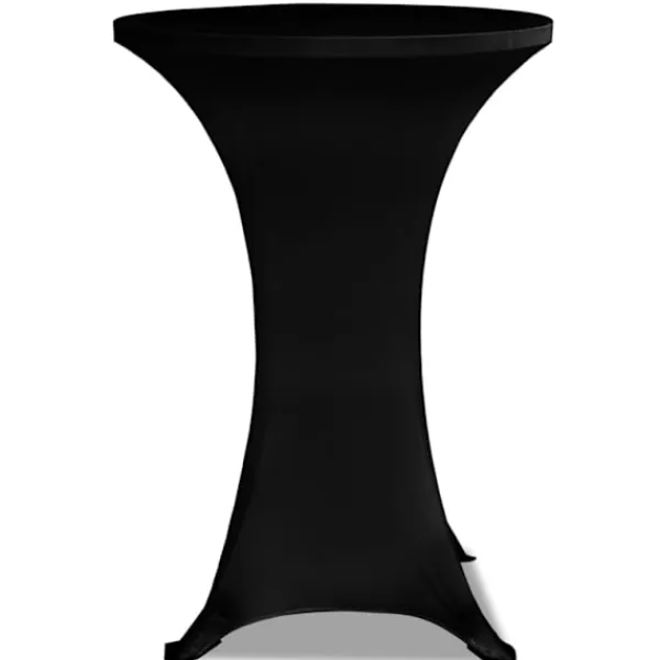 vidaXL Stolar>Överdrag till ståbord Ø80 cm stretch 4 st