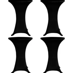 vidaXL Stolar>Överdrag till ståbord Ø60 cm stretch 4 st