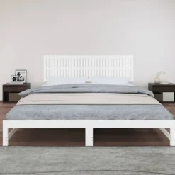 vidaXL Sängar>Väggmonterad huvudgavel 204x3x60 cm massiv furu