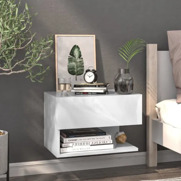 vidaXL Sängar>Väggmonterade sängbord 2 st