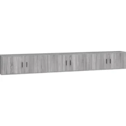 vidaXL Tv-Bänkar>Väggmonterade tv-skåp 3 st sonoma 100x34,5x40 cm