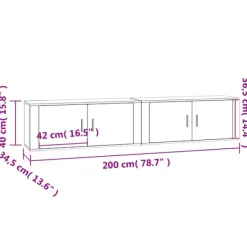 vidaXL Tv-Bänkar><noscript><img width=