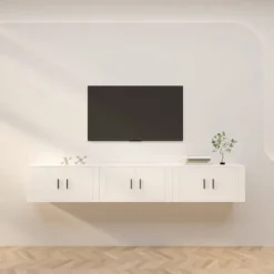 vidaXL Tv-Bänkar>Väggmonterade tv-skåp 3 st 80x34,5x40 cm