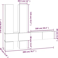 vidaXL Tv-Bänkar><noscript><img width=