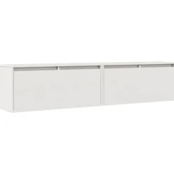 vidaXL Skåp>Väggskåp 2 st 80x30x35 cm massiv furu