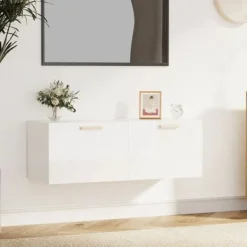 vidaXL Skåp>Väggskåp högglans 100x36,5x35 cm konstruerat trä