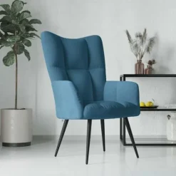 vidaXL Fåtöljer>Vilstol sammet