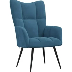 vidaXL Fåtöljer>Vilstol sammet