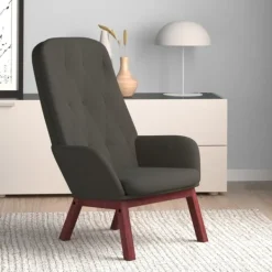 vidaXL Fåtöljer>Vilstol mörk sammet