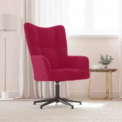 vidaXL Fåtöljer>Vilstol vin sammet