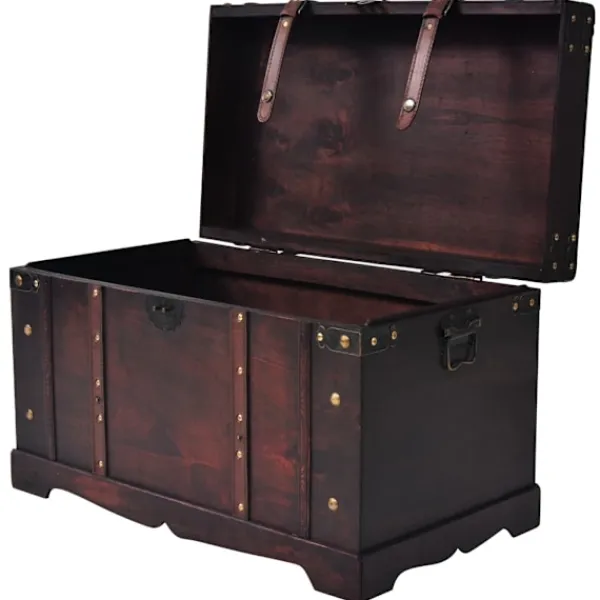 vidaXL Kistor & Koffertar>Vintagekista trä 66x38x40 cm