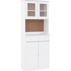 vidaXL Skåp>rinskåp ALTA 77x35x188 cm massiv furu