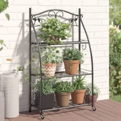 vidaXL Hyllor>Växthylla 56x30x96 cm stål