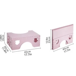 Sittpuffar>Vikbar Pall Fotpall Blå -max