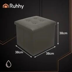 Northio Sittpuffar>Vikbar puff grå 25780