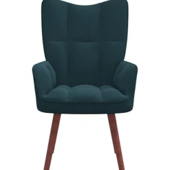 vidaXL Fåtöljer>Vilstol blå sammet