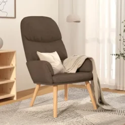 vidaXL Fåtöljer>Vilstol taupe tyg