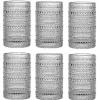 Matgrupper>Vintage Hobnail Dricksglas Set Om 6 Cocktailglas Set Vattenglas Kopp Bar Glas Set