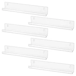 Hyllor>Vinyl Record Väggskiva Set 6 Stycken Albumhållare att Hänga på Väggar - Hylla Album eller Barnböcker