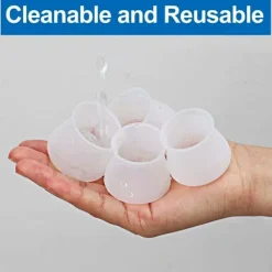 Stolar>16x bordsben, stolsbenshättor, silikonskydd för golv, bordsskydd, rörhattar