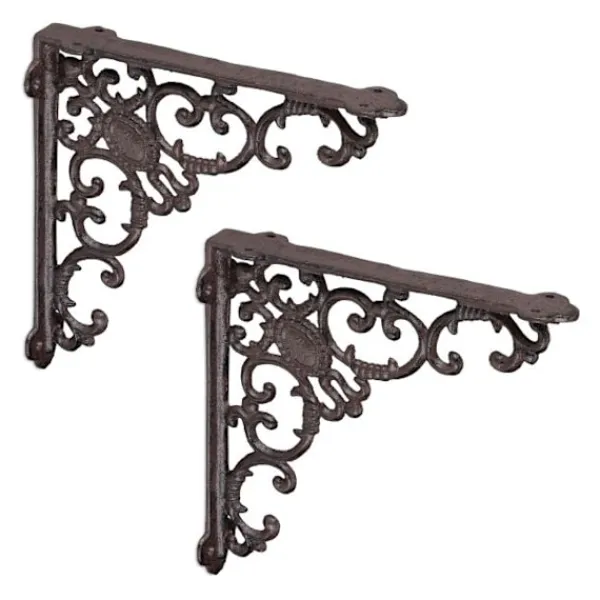 Northio Hyllor>2x hyllkonsol smide i gjutjärn