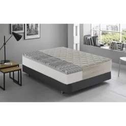 Sängar>90x190 memory foam madrass med 9 olika zoner, höjd 25 cm "Roma"