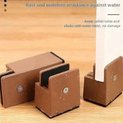 Stolar>4x Sängmöbelhöjare 5/10cm Tunga Justerbara Skrivbordslyft Benförlängning 10cm