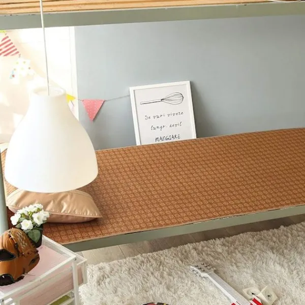 Sängar>80x195cm - Sommarmatta, Rattanmadrass, Kylande Sommarmatta, Vikbar Rattanmadrass, Kylmatta,