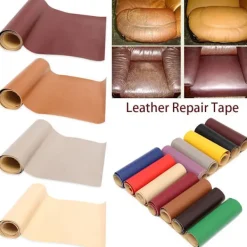 Soffor>35x137cm Soffa Läder Reparationstejp Självhäftande lapp