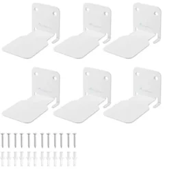 Hyllor>XJ-6st Flytande Bokhylla Kraftig Osynlig Flytande Bokhyllor För Vägg Utrymmesbesparande, Järnplåt Metall